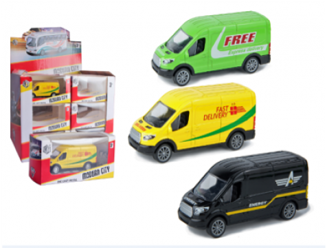 10.5cm Boxed Die-Cast Same Day Courier Van