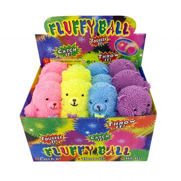 10cm Spikey Light Up  Teddy in Display