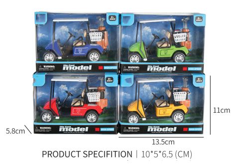 13.5cm Boxed Die-Cast Golf Buggy