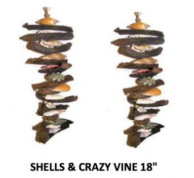 18" Shell Crazy Vine Mobile