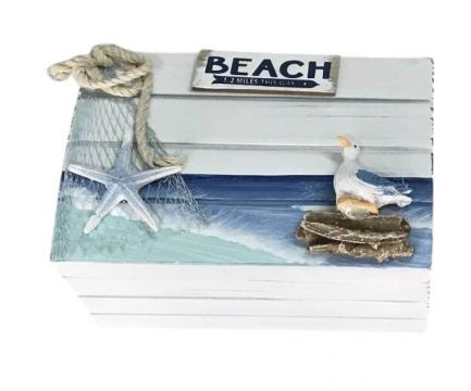 11cm Shoreline Driftwood Wooden Box