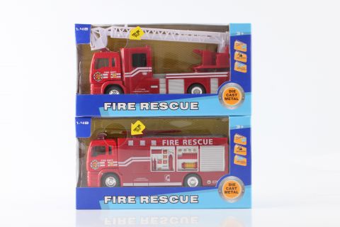 20cm Boxed Die-Cast Fire Rescue (light&sound)