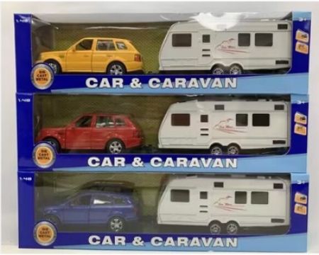 30cm Boxed Large Car & Caravan