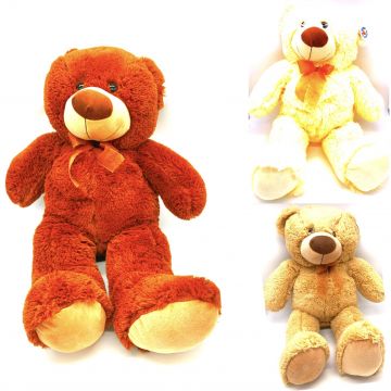 50cm Giant Plush Bear 3 Astd PL012