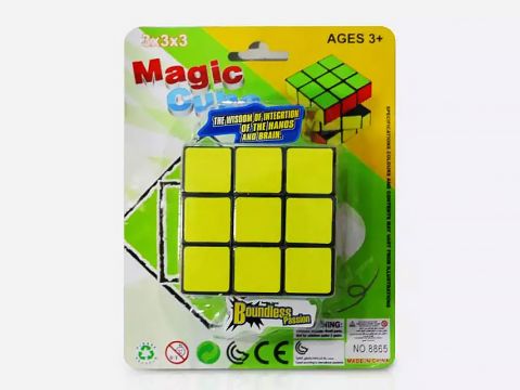 6.5cm Magic Cube on blister card