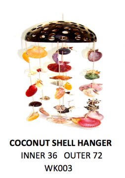 Coconut Sea Shell Hanger
