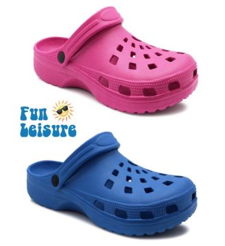 Crocs Kids Size 1 (EU18) - Size 4 (EU21) Pink & Dark Blue 2 ASTD