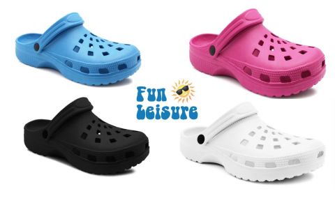 Crocs Ladies/Youth Size 3 (EU36) - Size 5 (EU38) Pink, Light Blue, White & Black