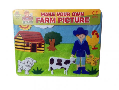 Felt Puzzle Farm Small