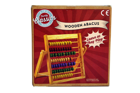 Wooden Abacus 20 x 210 x 210mm