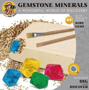 Gemstone Mineral Excavation Kit. 290 x 290 x 45mm