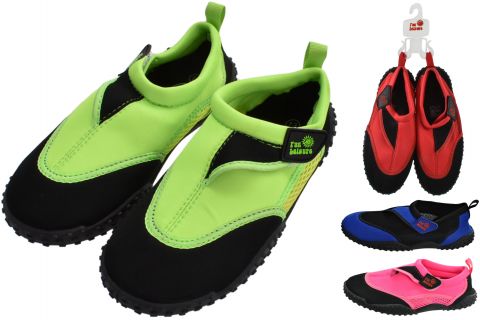 Kids Aqua Shoes Sizes 10 (Zero Vat) 4 Asst Colours