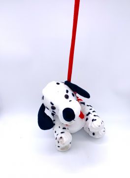 Large Plush Dalmation On Lead PL035L