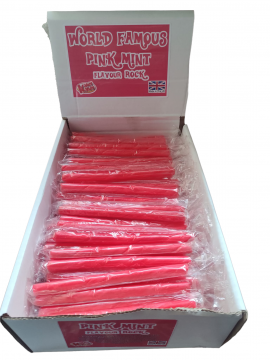 Mini Pink Mint Rock Sticks