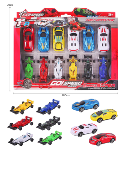 Pack of 12 Race Cars