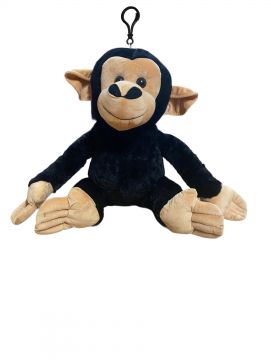 Plush Monkey Bag Clip