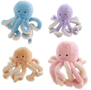 Plush Octo The Octopus Bag Clip 15cm 4 Astd