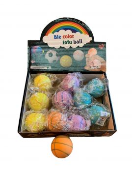 Squishy Tofu Ball - Basketball Design