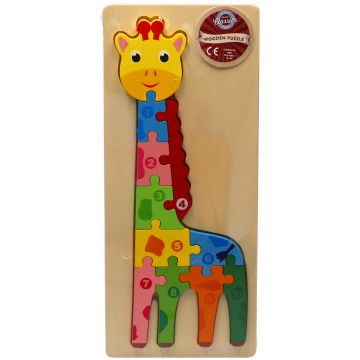 Wooden Animal Puzzle 3 Asstd
