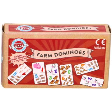 Wooden Farm Dominoes