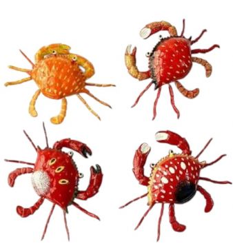 10cm Springy Crab Magnet