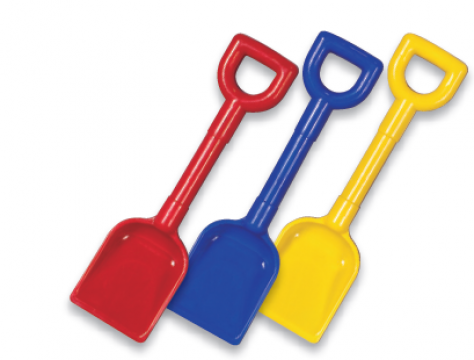 8" Plastic Scoop Spade