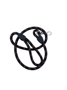 120cm Black & Orange Dog Leash