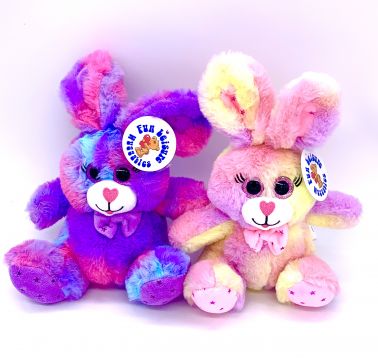 17cm 2 Assorted Plush Rabbit