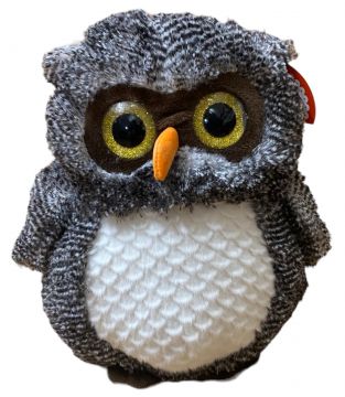 2 ASSTD 30cm Wide Eyed Textured Owl