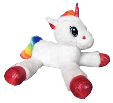 36cm/14" Plush Large Lying Rainbow Unicorn
