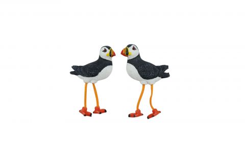 7cm Resin Dangly Leg Puffin Magnet