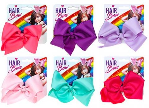 Assorted Coloured Small Hair Bows