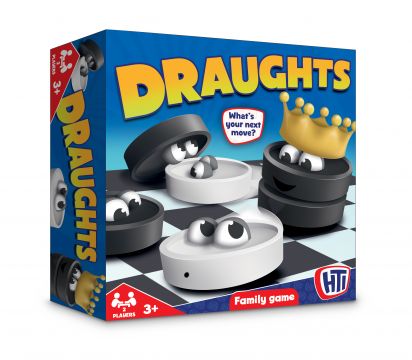 Boxed Draughts 27cm x 27cm x 4cm 1374327