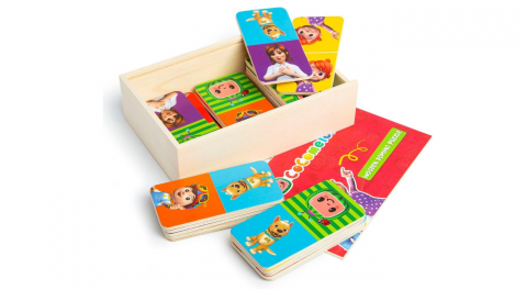 Coco Melon Wooden Domino Puzzle
