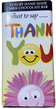 Handmade Milk Chocolate Bar - Just To Say Thank You