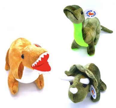 Large Plush Dinosaur - 3 Assorted