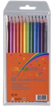 Pack Of 12 Full Size Colouring Pencils