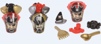 10" 6 Piece Pirate Bucket Set