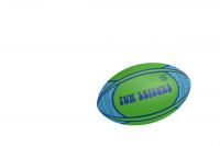 3 Asst Soft Touch Size 5 Rugby Ball