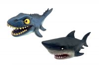 30cm 2 ASST Full Hand Deluxe Dino Land Shark Puppet