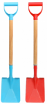 76cm Wooden Shafted Metal Spade