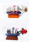 7cm 2 Astd Galleon Pirate Ship in Bottle