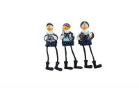 7cm 3 Astd Resin Dangly Leg Captain Seagull Magnet