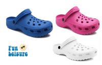 Crocs Kids Size 7 (EU24) - Size 11 (EU29) Pink, Dark Blue & White