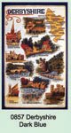 Derbyshire Blue Tea Towel