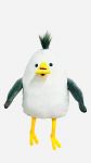 Plush Seagull Chick Bag Clip 15cm