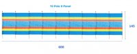 10 Pole Tall Windbreak