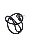 120cm Black & Orange Dog Leash