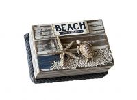 12cm Rustic Driftwood Wooden Box