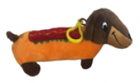 15cm 2 Asstd Clip On Sausage Dog